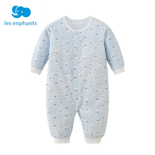 丽婴房-内衣类（夏）D0连装裤\游戏裤天蓝 商品图0