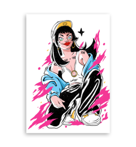 大狗麻衣『The Girl』系列插画｜POSTER02