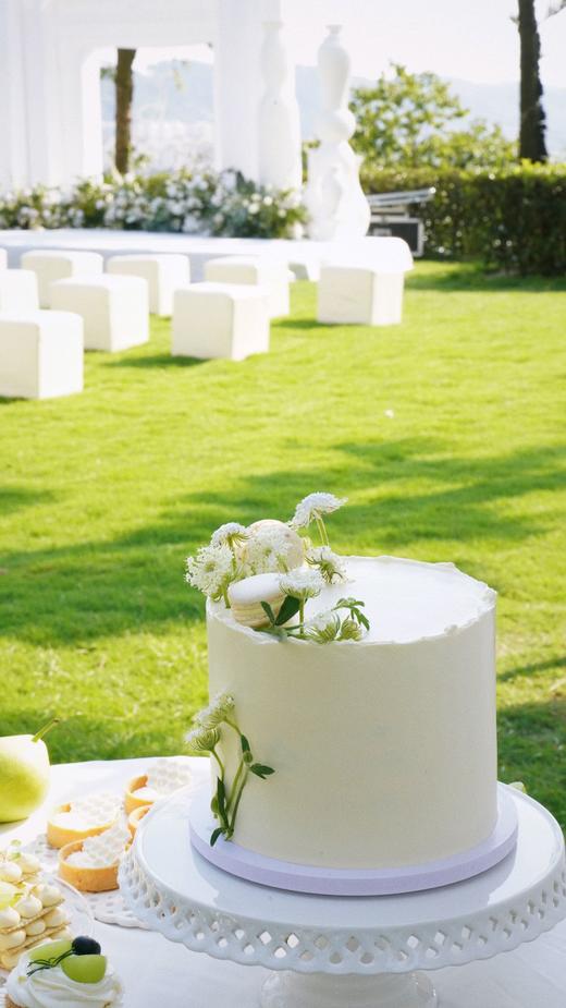 白绿色户外婚礼甜品台 商品图6