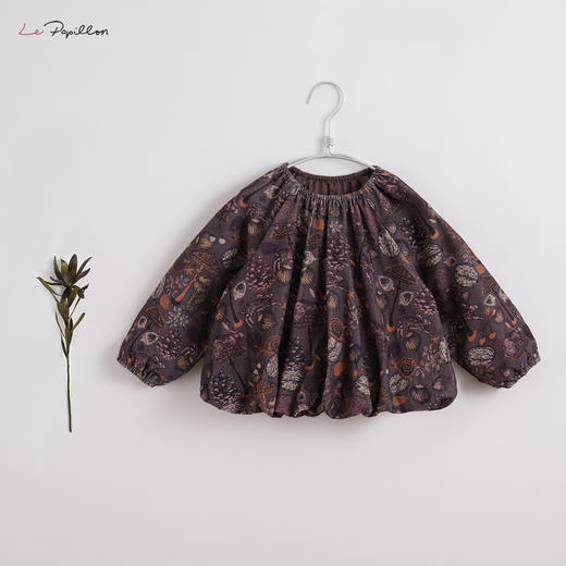 【马克珍妮 法式系列】新款秋装 女童灯芯绒落肩小衫213017 商品图2