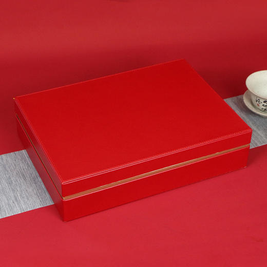 清仓礼遇东方高档皮盒【单饼•红】35元 一套/共2套 商品图3