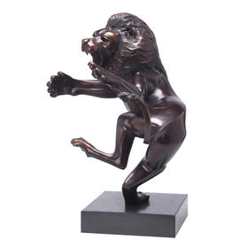 【6F】阿斯蒙迪进口青铜雕塑艺术品欧式家居装饰摆件高端礼品弗兰斯狮子