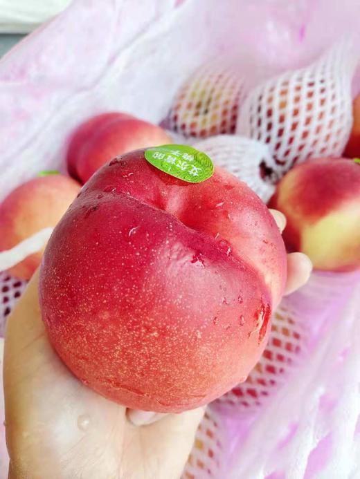 来自新疆和田雪桃集颜值与口感于一身的香甜多汁桃香浓郁甘甜如蜜入口