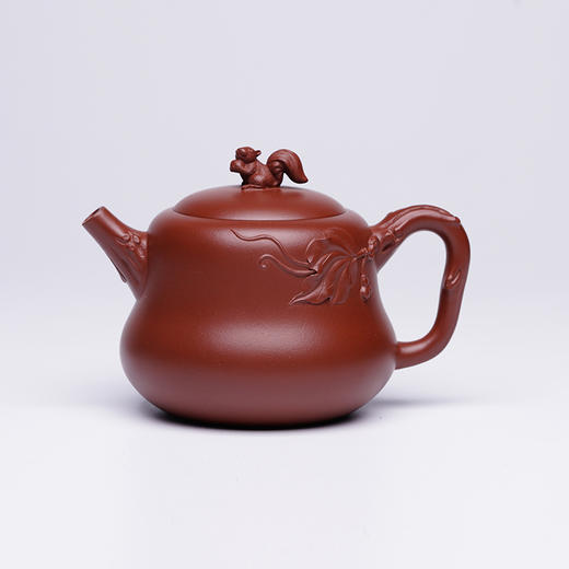 龙德堂陶艺 徐飞制 《松鼠葡萄》原矿底槽清 270cc 库存请咨询客服 商品图4