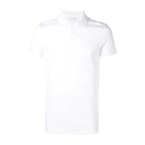 SAINT LAURENT PARIS/SAINT LAURENT PARIS 21年春夏 服装 ysl 男性 白色 男士短POLO 554052YB2OC_9000 商品图0