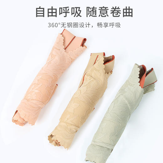 熳洁儿 无痕蕾丝内衣女薄款大胸显小全罩杯无钢圈文胸美背胸罩21261557 商品图4