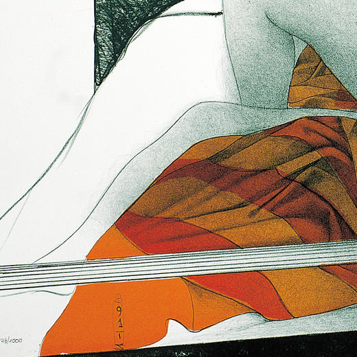 【6F】阿斯蒙迪布鲁尼手签版画艺术品欧式客厅装饰画玄关挂画现代收藏品 商品图3