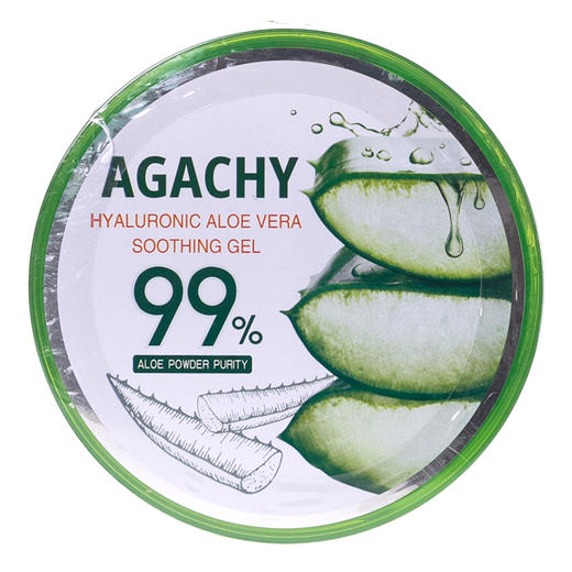 【中欧班列精选4盒】韩国芦荟胶  原装进口安格琪玻尿酸补水保湿芦荟胶300g 商品图3