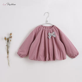 【马克珍妮 法式系列】新款秋装 女童灯芯绒落肩小衫213017