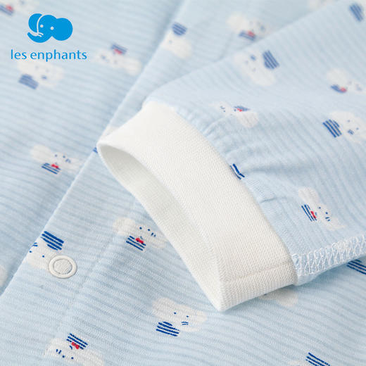 丽婴房-内衣类（夏）D0连装裤\游戏裤天蓝 商品图3