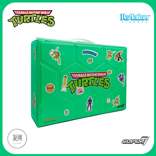 现货 Super7 忍者神龟 米开朗基罗 手提箱套装 商品图4