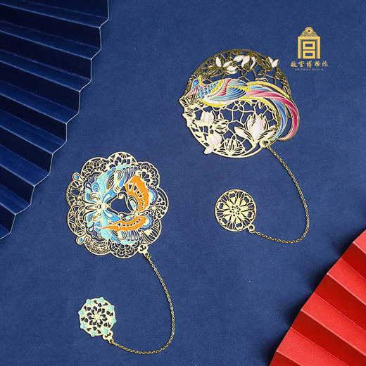 花间蝶戏 ／花间啼鸟·金属书签 商品图0