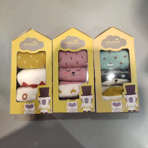 moimoln小云朵新生儿男女宝四季袜袜送礼礼盒袜LMX2WZ2C04 LMX2WZ2C05 LMX2WZ2C06 商品图0