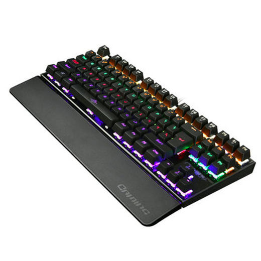 【机械键盘】K28真机械键盘青轴USB有线RGB发光台式87键电竞游戏键盘 商品图4