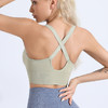 【服饰鞋包】前拉链瑜伽交叉美背运动文胸女外穿防震聚拢定型内衣健身背心胸罩 商品缩略图2