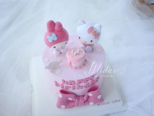 女孩款 三丽鸥 美乐蒂&凯蒂猫 粉色 可爱 蝴蝶结 商品图2