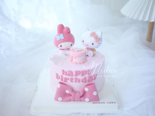 女孩款 三丽鸥 美乐蒂&凯蒂猫 粉色 可爱 蝴蝶结 商品图0