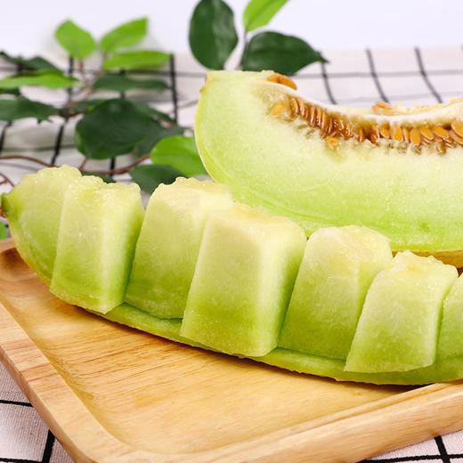 【沙漠蜜瓜】甘肃民勤银蒂白兰瓜当季现摘现发香甜多汁果肉细嫩人工筛果 商品图3