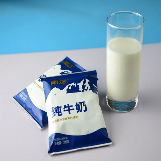 新疆南达纯牛奶200g*20袋 商品图0