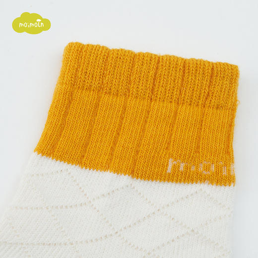 moimoln小云朵童袜2021新款男女宝宝短袜中筒袜可爱撞色儿童袜子LQW0IZSO13 商品图4