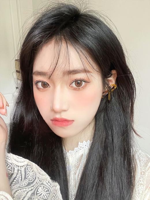 lillilly Y05薄藤粉棕 国产 非离子 月抛隐形眼镜 14.5 商品图4