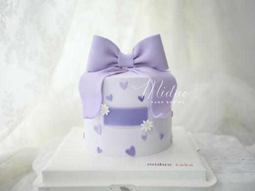 女士款 翻糖蝴蝶结 紫色 小雏菊 小红书网红款 商品图0