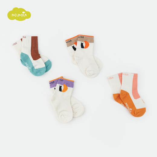 moimoln小云朵童袜2021新款男女宝宝冬季袜子儿童可爱休闲中筒袜LQW0IZSO16 商品图0