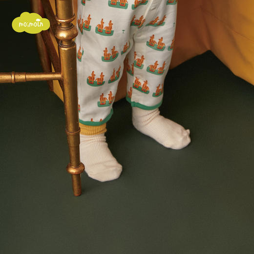 moimoln小云朵童袜2021新款男女宝宝短袜中筒袜可爱撞色儿童袜子LQW0IZSO13 商品图0