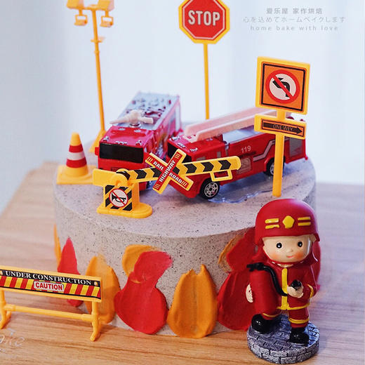 消防队咸奶油蛋糕 商品图0