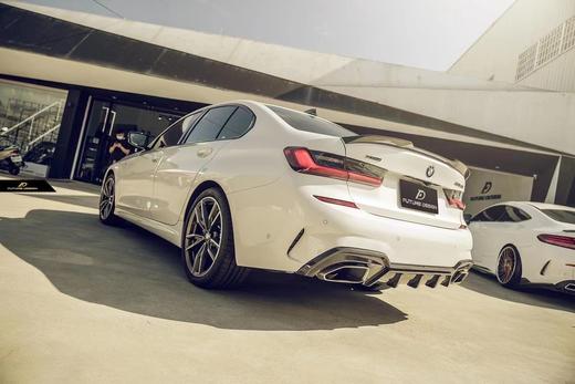 BMW 新3系 G20 G28 FD GT 高品质 碳纤维 四出后唇 商品图3