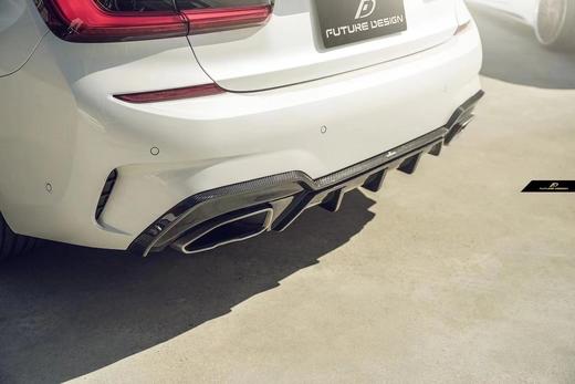 BMW 新3系 G20 G28 FD GT 高品质 碳纤维 四出后唇 商品图1