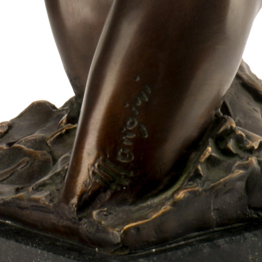 【6F】阿斯蒙迪蒙格尼德国进口青铜雕塑限量艺术品人物原作收藏铜摆件 商品图3