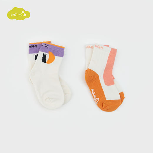 moimoln小云朵童袜2021新款男女宝宝冬季袜子儿童可爱休闲中筒袜LQW0IZSO16 商品图1