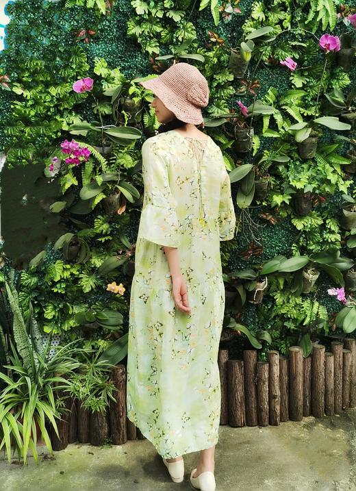 系绳印花长裙5627 商品图4