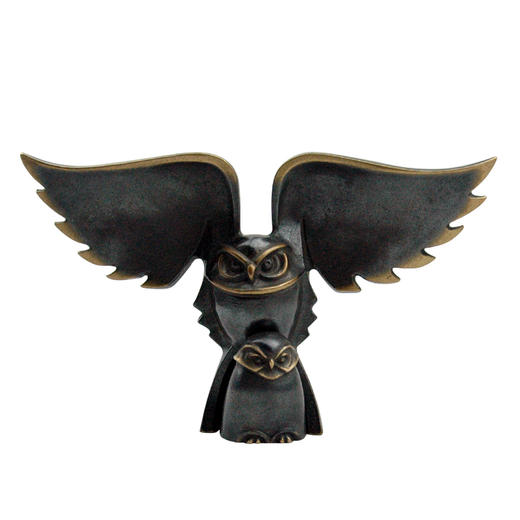 【6F】阿斯蒙迪雷蒙德国进口铜摆件猫头鹰河马公鸡摆件生日礼品创意礼品 商品图1