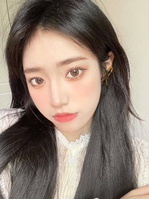 lillilly Y05薄藤粉棕 国产 非离子 月抛隐形眼镜 14.5 商品图5