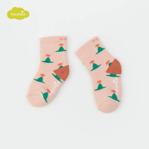【年中盛典】moimoln小云朵童袜2021新款男女宝宝中筒袜休闲印花俏皮儿童袜子LQW1IZSO18 商品图2