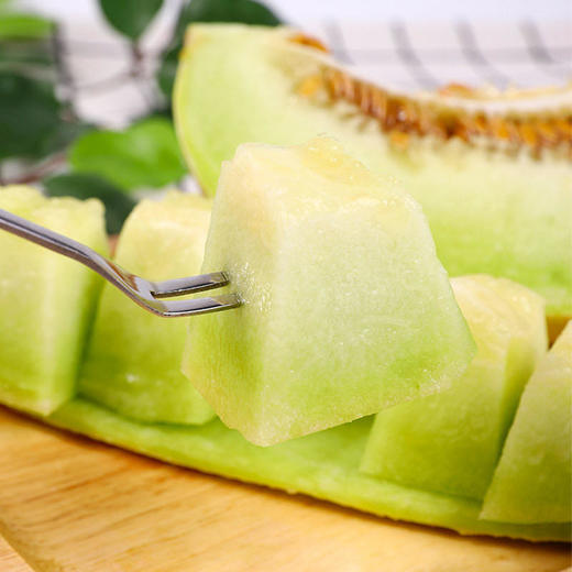 【沙漠蜜瓜】甘肃民勤银蒂白兰瓜当季现摘现发香甜多汁果肉细嫩人工筛果 商品图0