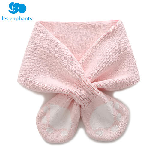 丽婴房女童儿童宝宝围脖毛绒公主可爱防风保暖 商品图0