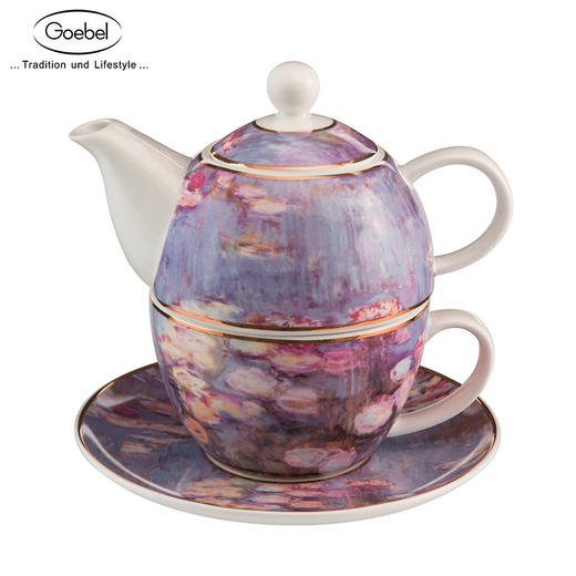 【6F】德国Goebel进口陶瓷茶壶莫奈子母壶套装英式下午茶茶壶陶瓷礼物 商品图3