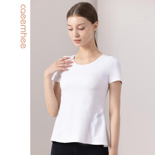 【断码捡漏】卡益裸感短袖上衣KN03123女士瑜伽服 商品图3