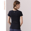 【断码捡漏】卡益裸感短袖上衣KN03123女士瑜伽服 商品缩略图4