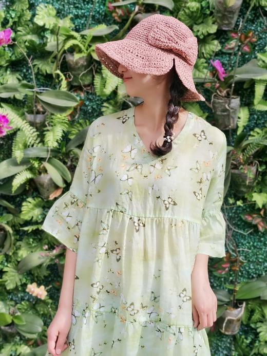 系绳印花长裙5627 商品图6