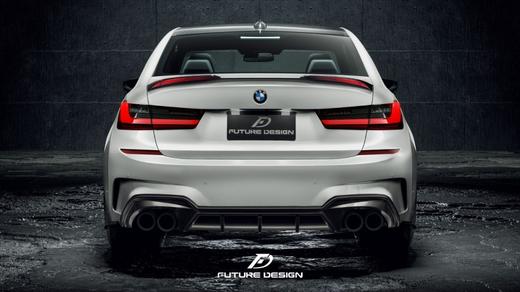 BMW 新3系 G20 G28 FD GT 高品质 碳纤维 四出后唇 商品图0