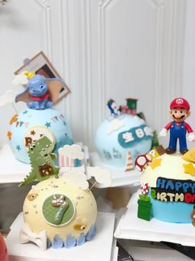 球形糖牌蛋糕：六寸218下单请备注要哪个主题球形哟