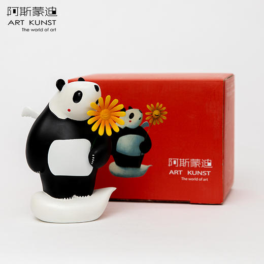 【6F】创意客厅办公室电视柜家居装饰品熊猫摆件工艺品生日礼物礼品女生 商品图2