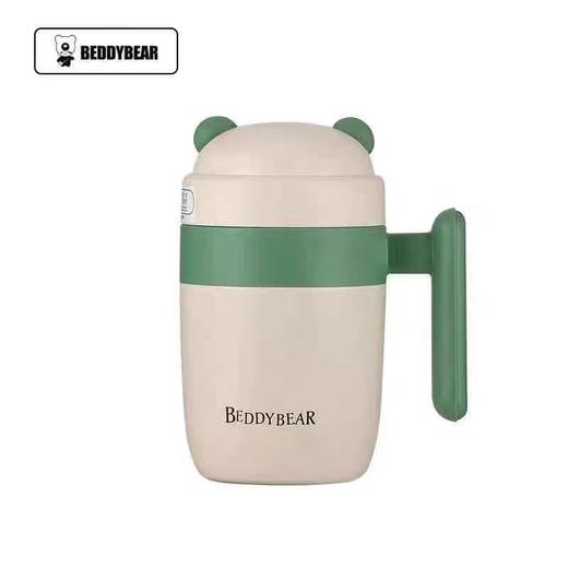 【品牌直发】【杯具熊元气熊办公杯系列】两用带吸管 316不锈钢家居咖啡水杯320m l 商品图4