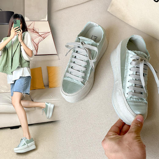 妃伊斯西班牙风小众薄款绸缎小白鞋 四款合集 商品图12