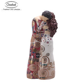 【6F】德国高宝Goebel进口陶瓷欧式摆件情侣结婚礼品限量收藏艺术品克里姆特