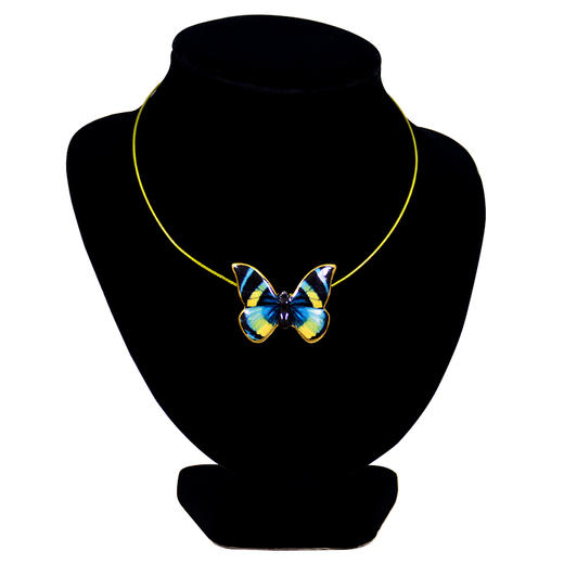 【6F】Goebel进口陶瓷手工挂坠艺术首饰蝴蝶项链情人节礼品生日礼品情侣 商品图2